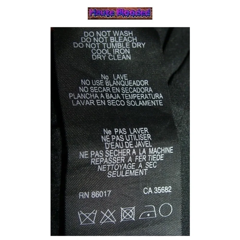 y2k bebe Black Crepe Silk Tank Top Sexy Cami Silver Ring Crinkle 00's 90's Club - Picture 8 of 10